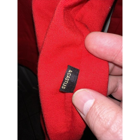 Crooks and Castles size XL Crewneck Sweatshirt Red/Black-White. - Picture 10 of 10